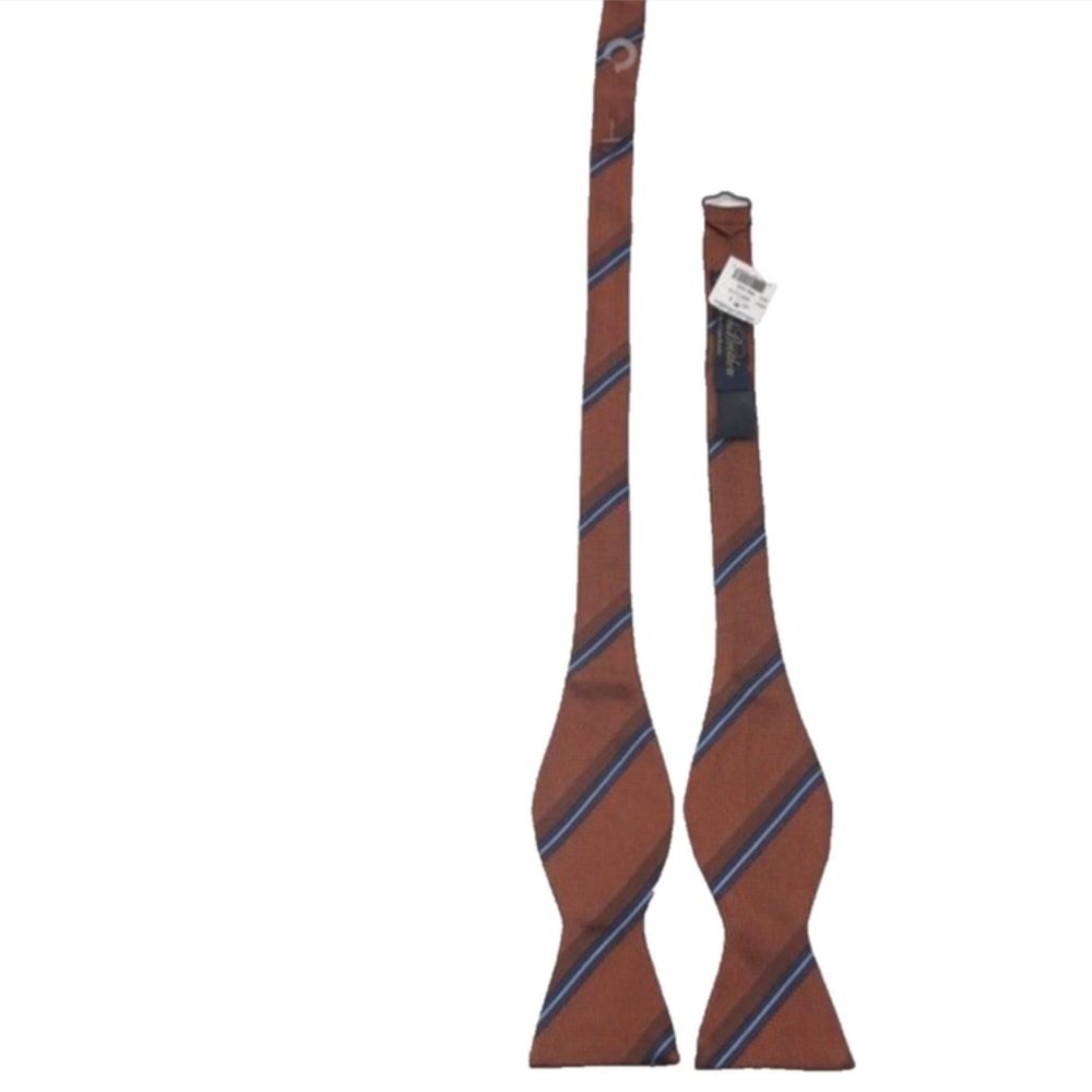 Brooks Brothers Silk Striped Bow Tie